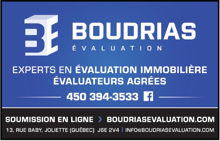 Logo BOUDRIAS EVALUATION INC.