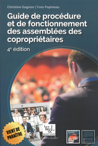 Guide de procédure et de fonctionnement des assemblées des copropriétaires, 4e édition